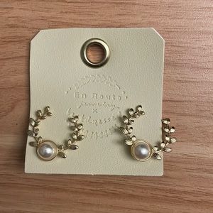 En route jewelry and bestdressed earrings pearl wreath